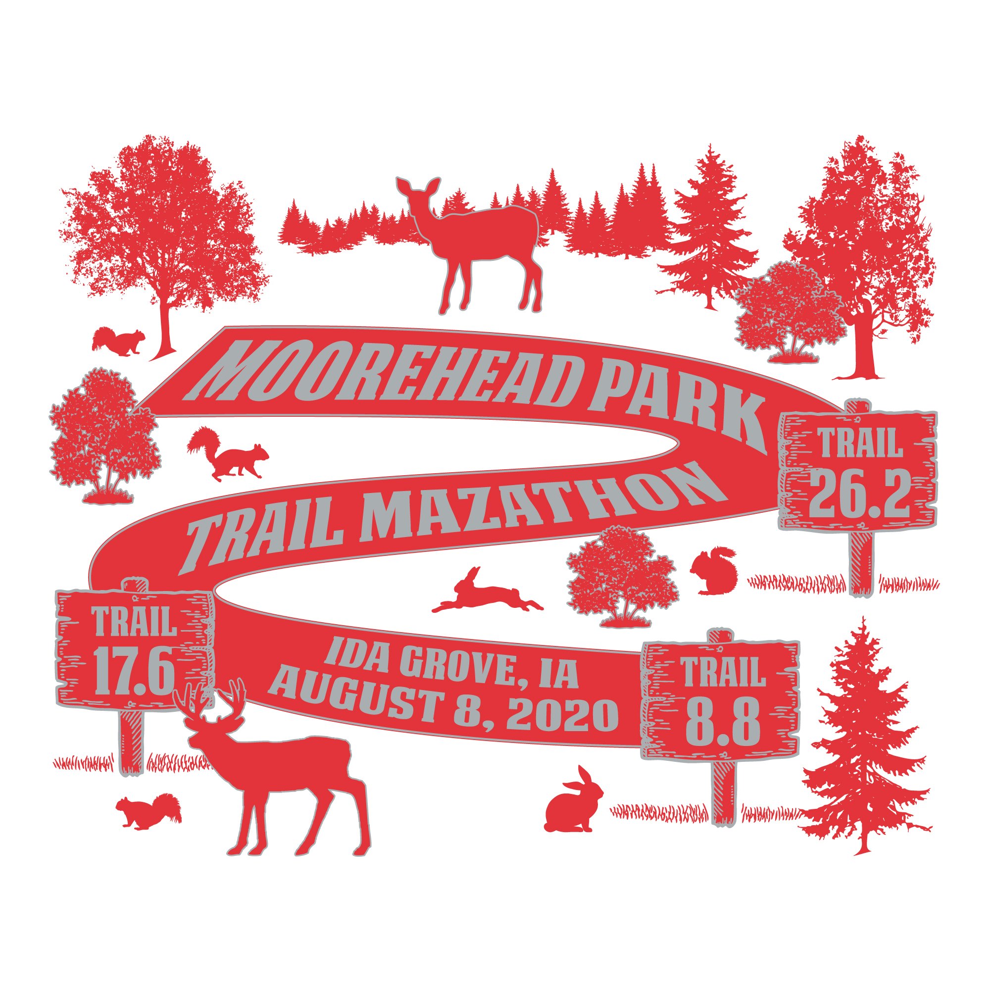 moorehead park trail mazathon logo